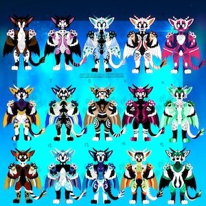 Adopt Character Batch ( Angel Dragon ) By KodarooStudioz ( DIGITAL Not Physical Item)