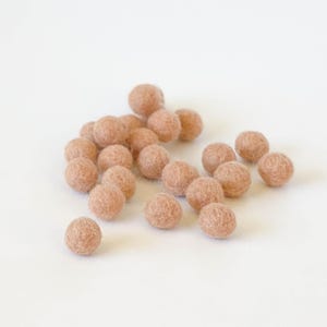 Mini Wool Felt Balls | 1cm Pompoms, DIY Garland - 24 Pack