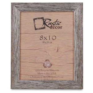 Rustic Reclaimed Barn Wood 1.5" Standard Photo Frame (w/easel back)