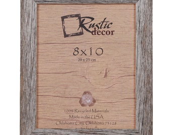Rustic Reclaimed Barn Wood 1.5" Standard Photo Frame (w/easel back)