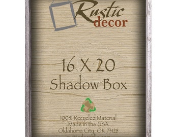 16x20 Barn Wood Collectible Shadow Box