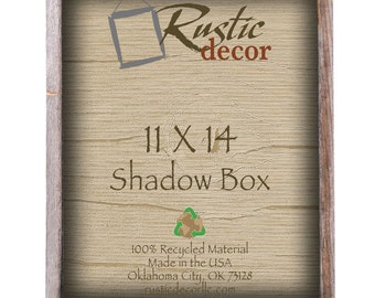 11x14 Barn Wood Collectible Shadow Box