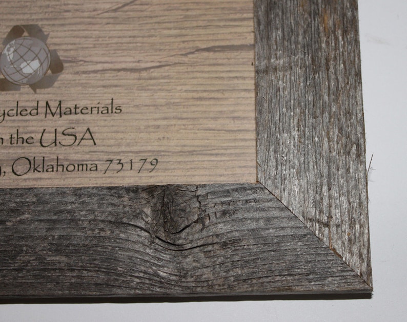 6x6 - 1.5" Standard Reclaimed Rustic Barn Wood Wall Frame - Etsy