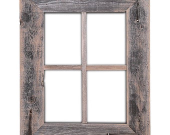 Rustic Barn Wood Window Frame (not for pictures or photos)