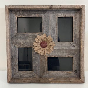 5x7 Multi-Direction Rustic Barn Wood Collage Frame
