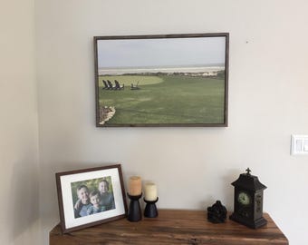 16x20 - Rustic Reclaimed Barn Wood Floater Frame for 1 1/2" canvas