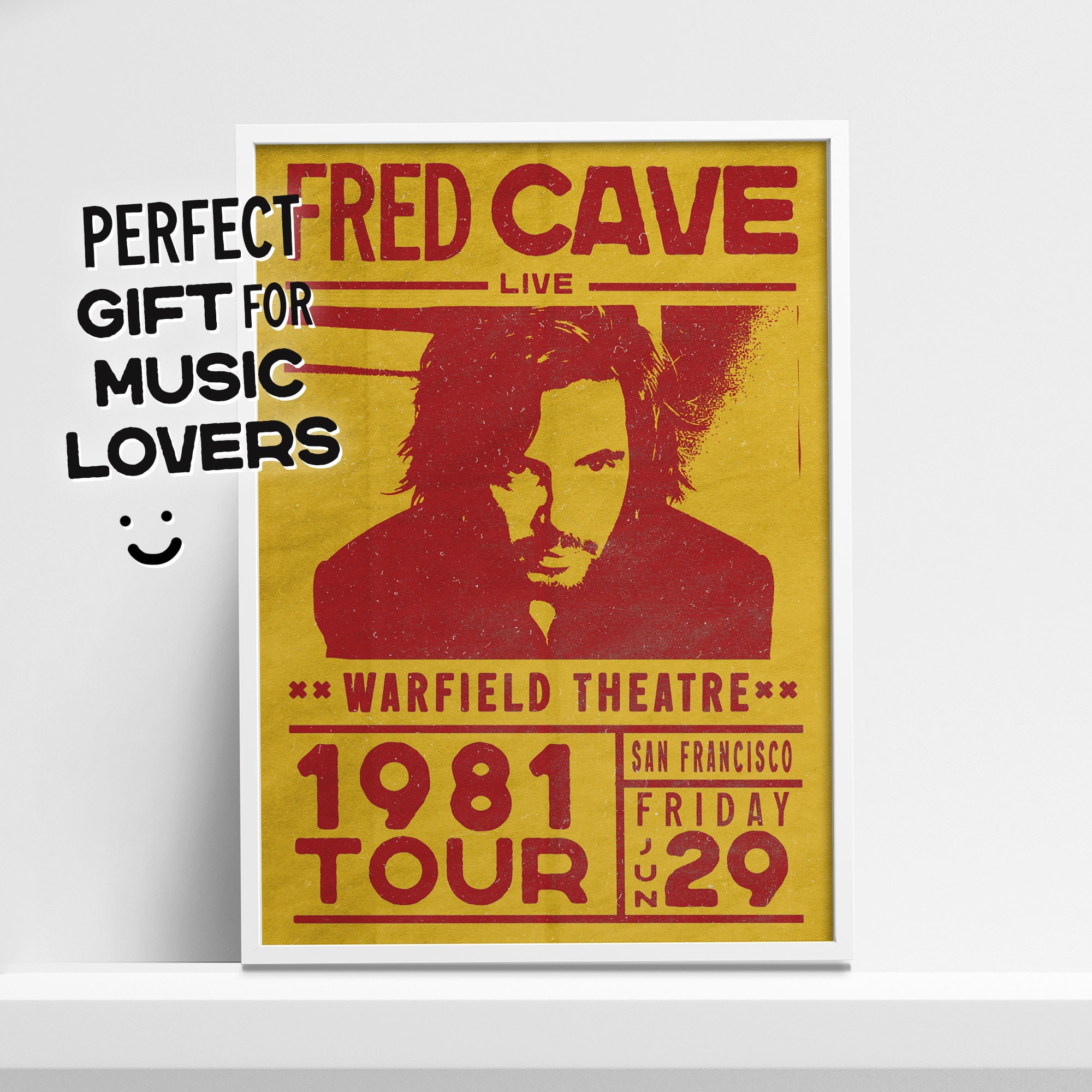 Personalized Concert Poster Wall Art - Custom Band & Tour Print