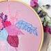 Mason Jar Bouquet Sweet Romantic Embroidery Pattern - PDF