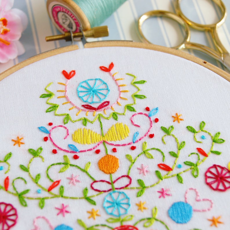 Tree of love embroidery nwcvq pdf  etsy Tree of love embroidery nwcvq pdf  etsy