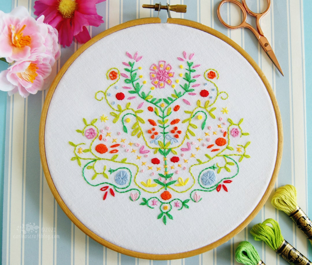 Embroidery Pattern Tree of Life PDF - Etsy México