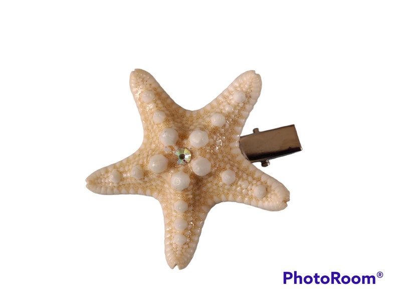 Sea Star CLIP Swarovski Crystal image 2