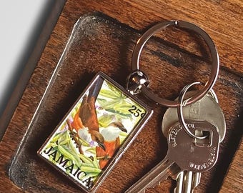 Bird & Butterfly Keyring