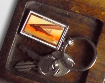 Vampyr Glider Keyring - real 1979 Germany postage stamp