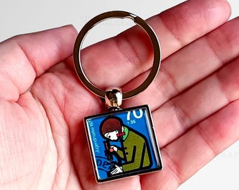 Square Keyrings & Charms