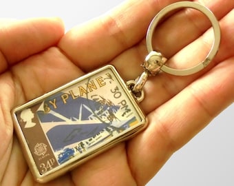 Vintage Stamp Keychains