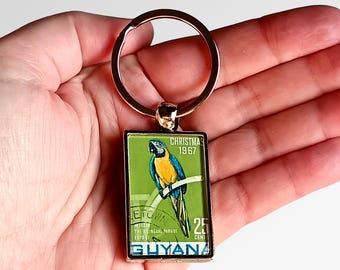 Bird & Butterfly Keyring