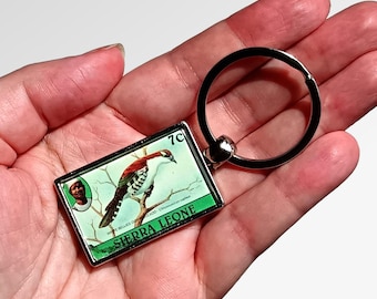 Bird & Butterfly Keyring