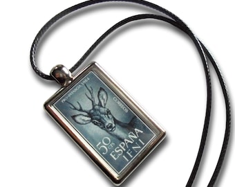 Vintage Stamp Pendants