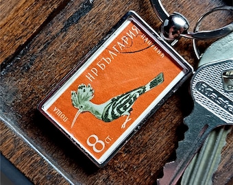 Bird & Butterfly Keyring