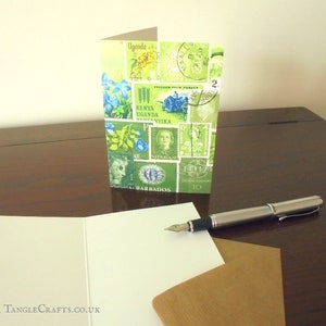Letter Writing Kit, Boxed Gift Set • Colourful Vintage Postal Stamp ...
