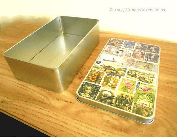 Tin Anniversary Gift Keepsake Memory Box to Fill With Ephemera