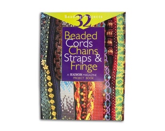 32 kralenkoorden, kettingen, riemen en franjes van Jean Campbell | Projectboek voor zaadkralen van Interweave Press | Zeer goede gebruikte staat