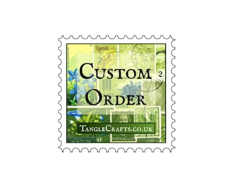 RESERVED for MELISSA Queen Elizabeth II Keyring - made from Gibraltar postage stamp