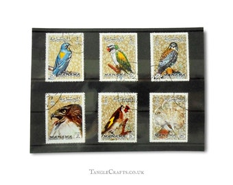 Birds, Postage Stamp Selection - Part Set Manama 1972