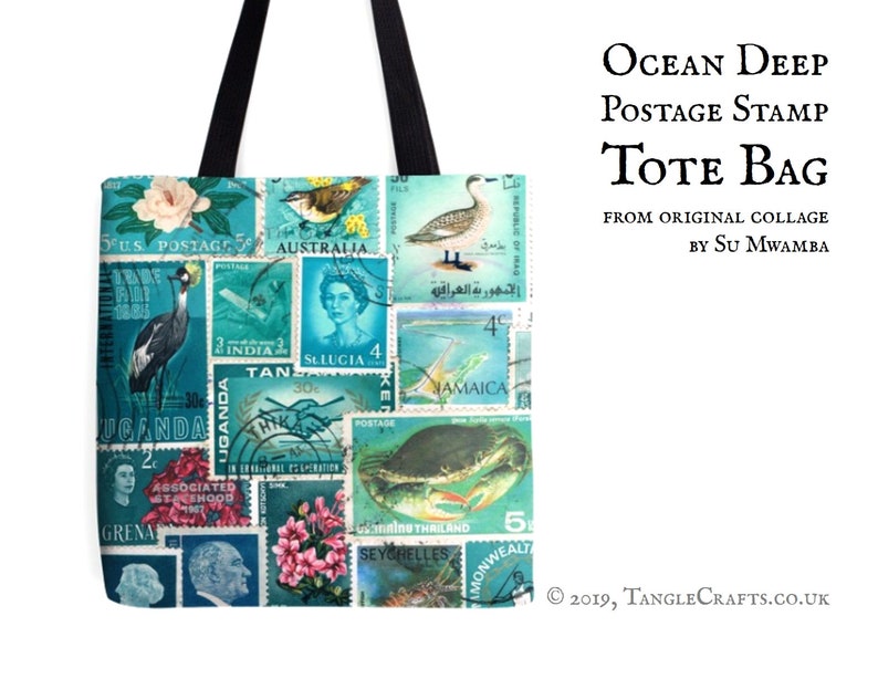 TangleCrafts Stamp Art Tote Bag - Thumbnail 5