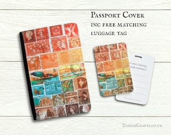 Sunset Heron Passport Cover & travel gift set