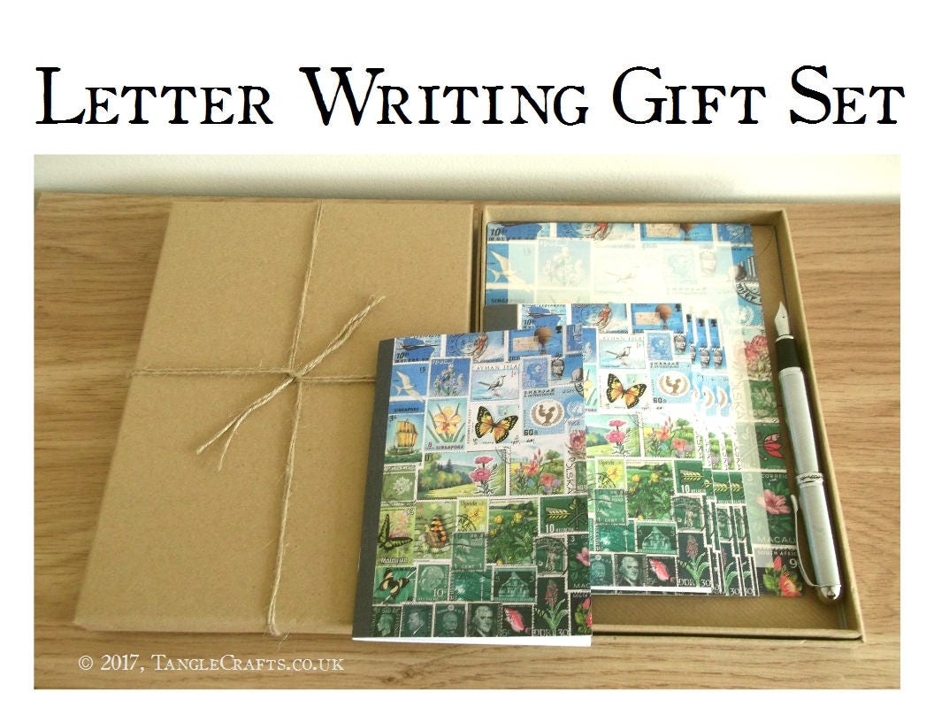 Letter Writing Gift Set Boxed Stationery Set Writing Etsy
