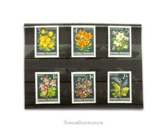 Alpine Flowers postage stamps - Full set Austria, 1966