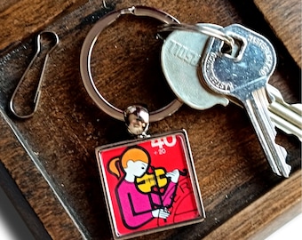 Square Keyrings & Charms