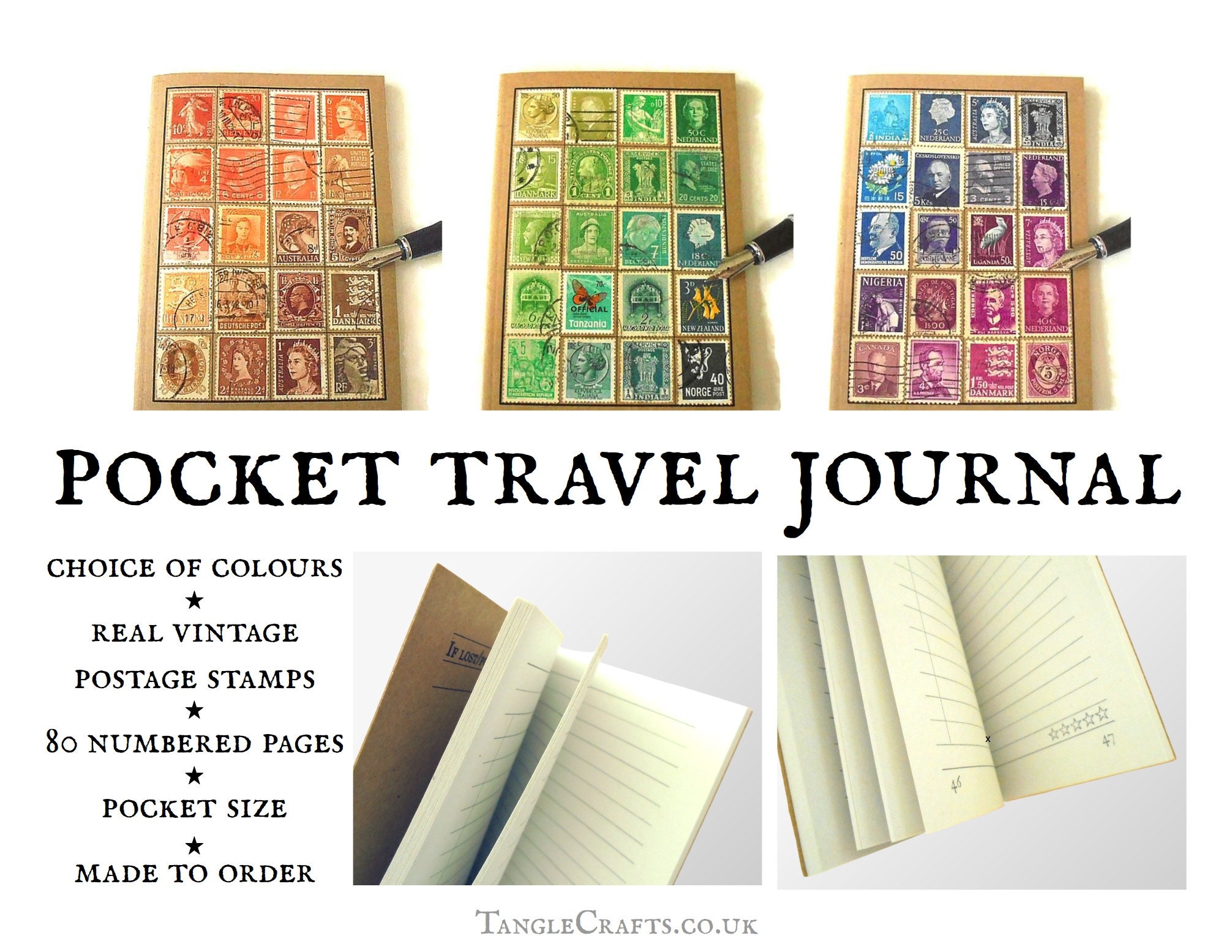 Travel Stamps, Travel Journal