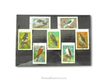 Birds of Prey Postage Stamps - part set, Vietnam 1982