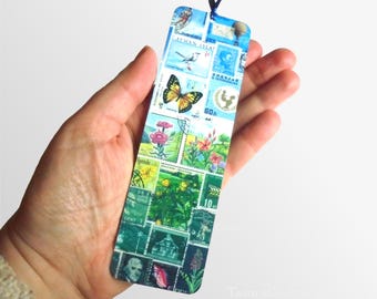 Happy Valley - Aluminium Bookmark with Postage Stamp Print