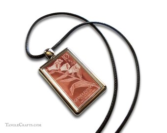 Vintage Stamp Pendants