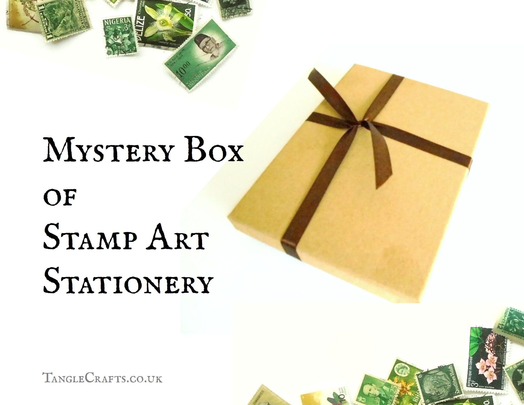 Stationery Sampler Mystery Box mixed set in packet, box or tin