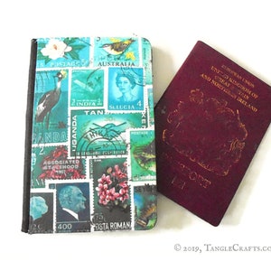 Cute Passport Cover, Kids Holder, Travel Case for Children Boats Anchors Sea