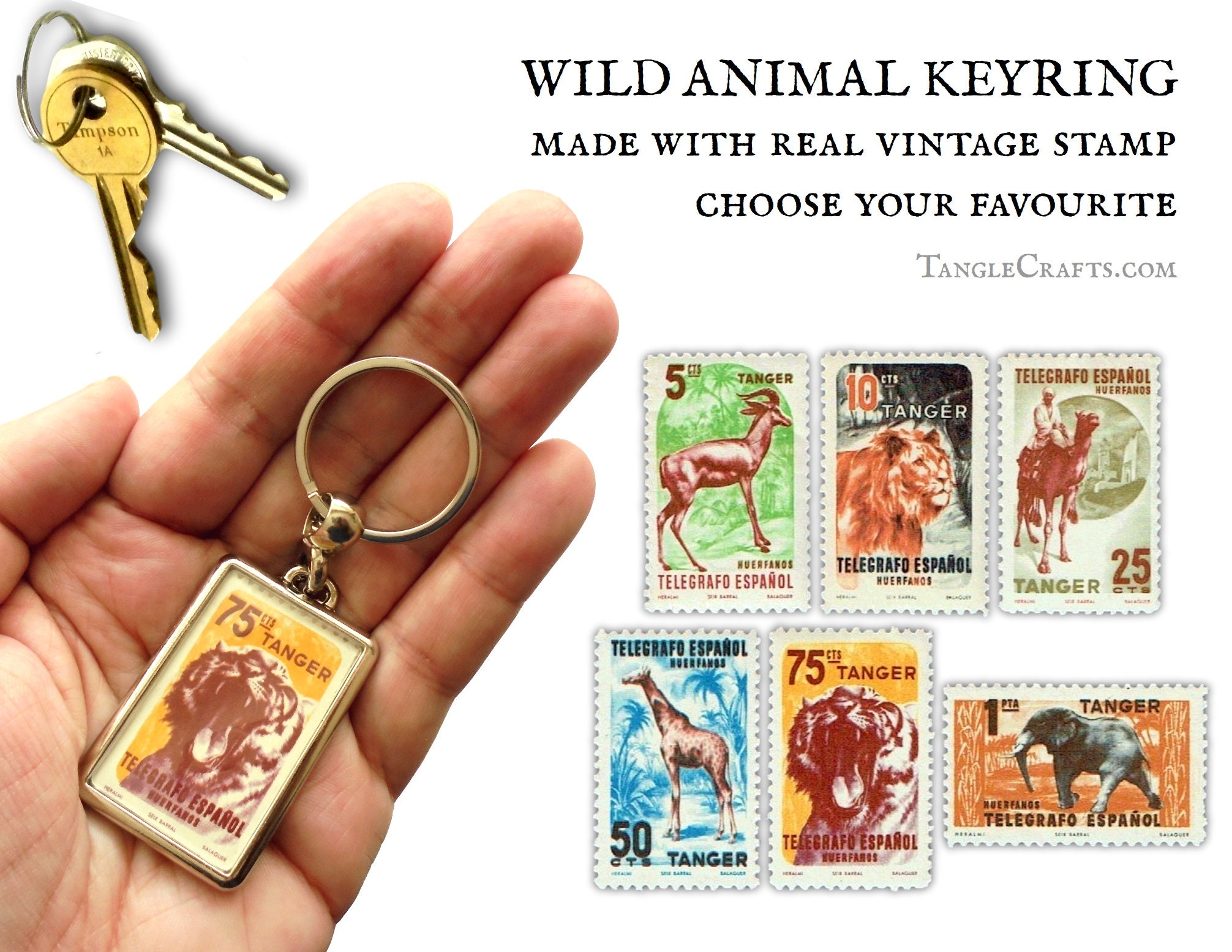 Keychain stamp shop
