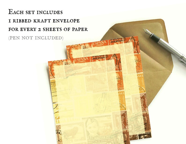 Rainbow Letter Writing Paper A5 Writing Set Multicolour Etsy