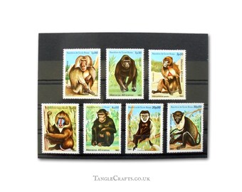 Monkeys & Great Apes - Guinea-Bisseau 1983 Postage Stamp Full Set