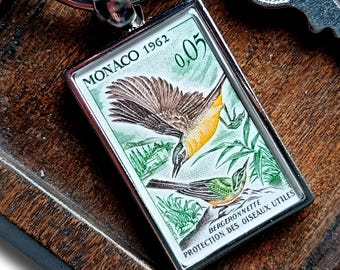 Bird & Butterfly Keyring