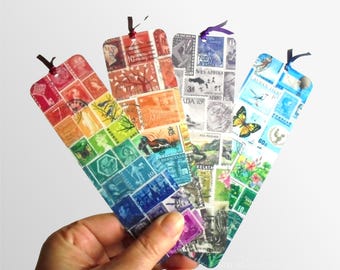 Aluminium Bookmark Set - Stamp Art Landscape Collection