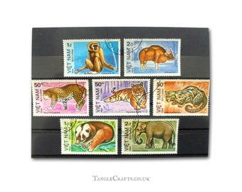 Endangered Animal, Wildlife Postage Stamps - Vietnam 1984