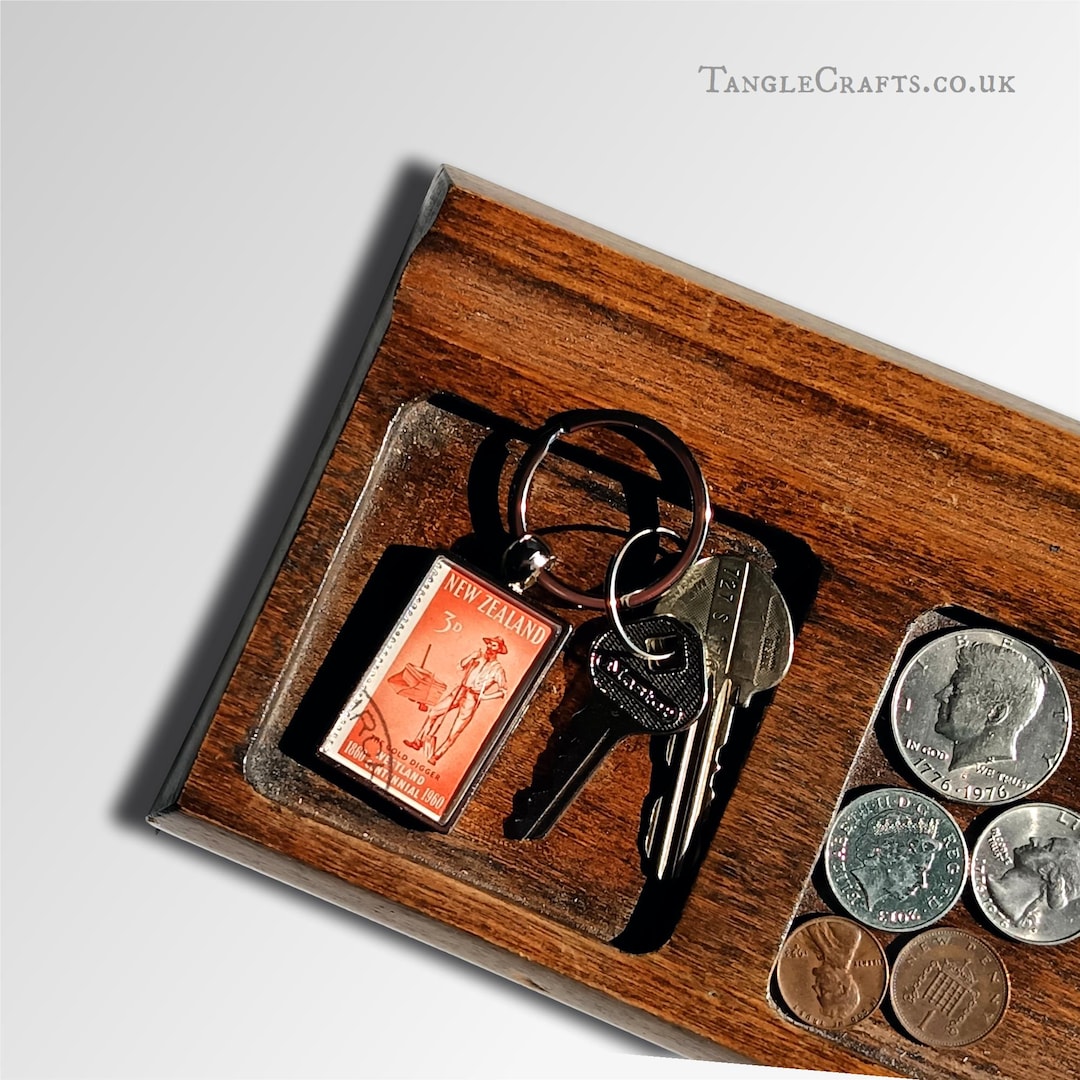 Digger Key Chain Gold Digger Keyring, Prospector Keychain Made With Vintage New Zealand ...