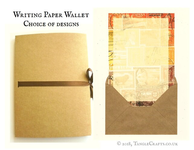 letter writing gift set writing paper wallet postage stamp etsy writing paper designs