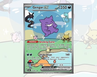 Custom Bubble Gengar card! Custom-made