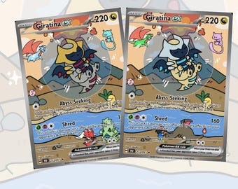 Customized Bubble Giratina cards! Made to measure