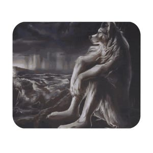 Sigma Mystic Wolf Mouse Pad For Gaming And Everyday Use -